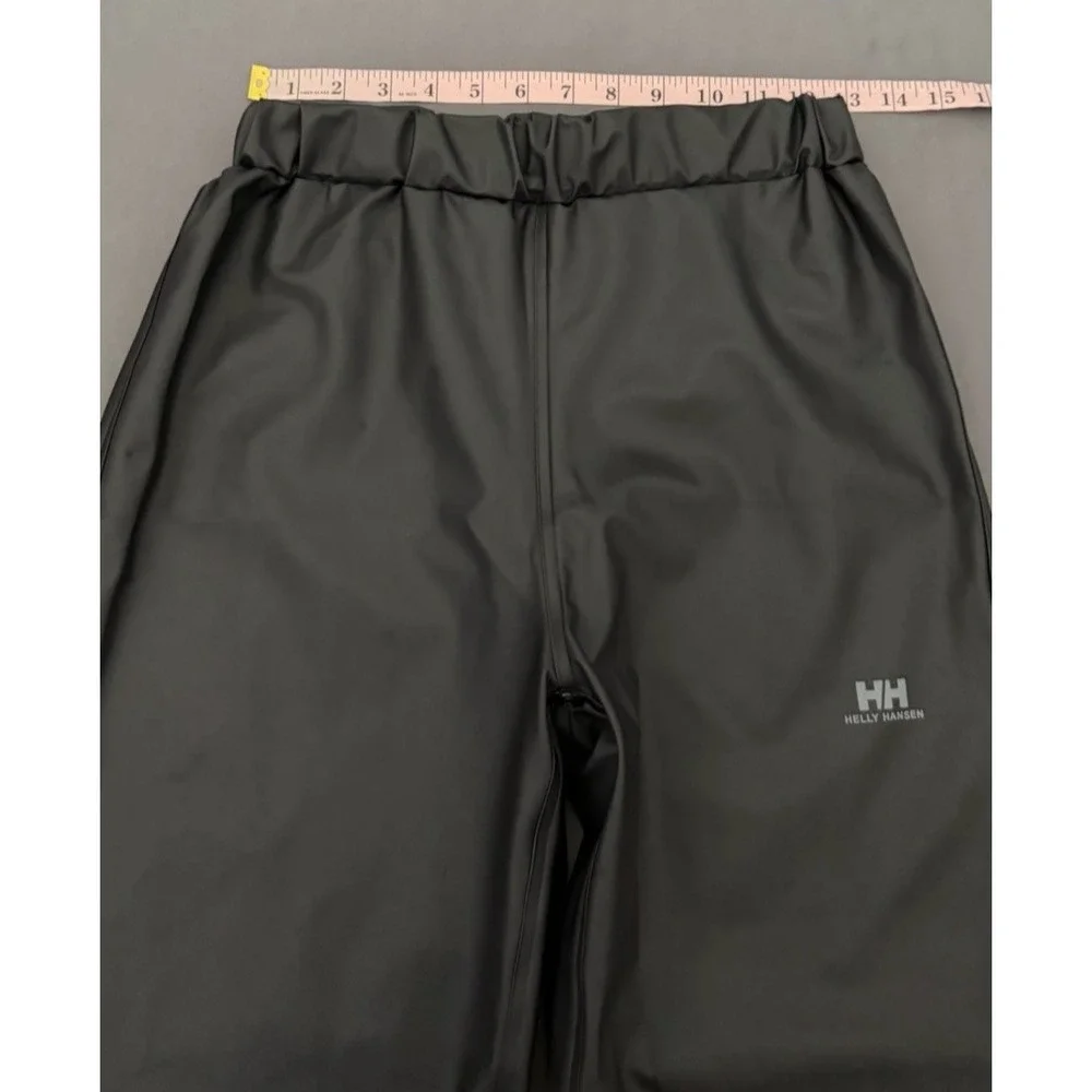 Helly Hansen Rain Pants Size 152/12 Black Voss Waterproof Junior Youth Outdoors